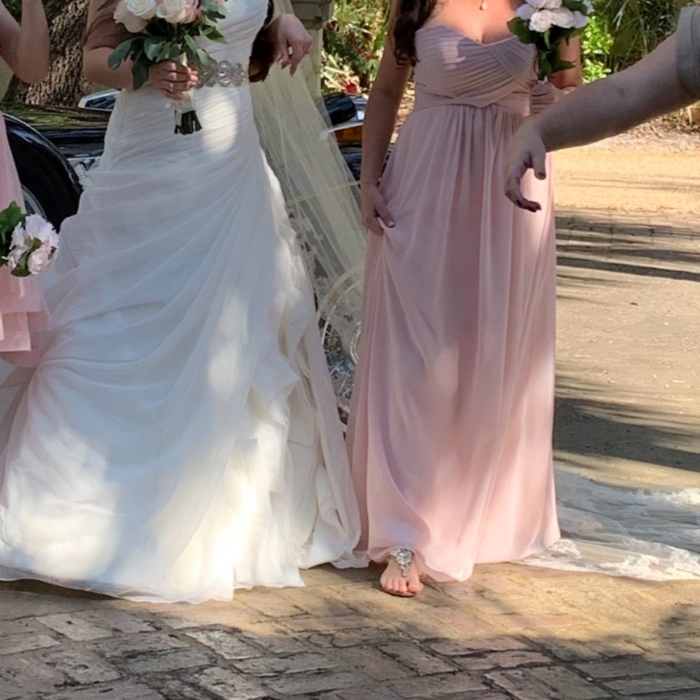 Elegant Pink Maxi Dress